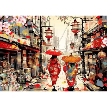 Puzzle ENJOY Puzzle Procházka Tokyem 1000 dílků