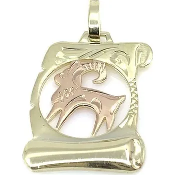 Přívěsek Diante Zlatý přívěsek s motivem kozoroha 31511866