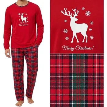 Pánské pyžamo Pánské vánoční pyžamo 100% bavlna dárek k Vánocům *XXL