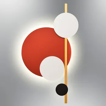 Nástěnné svítidlo OPVIQ Nástěnné osvětlení CLARET červené 414LRC1117