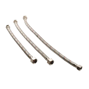 Sifon Hadička Geos AGT 3/8"x3/8" 50 cm FF nerez T645038CR