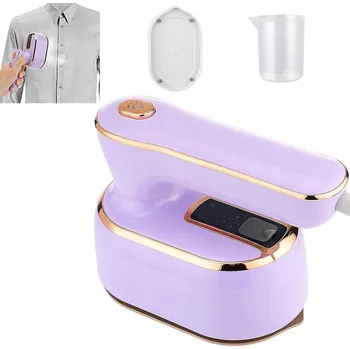 Žehlička NAPAROVACÍ ŽEHLIČKA RUČNÍ MALÁ – ŽEHLIČKA NAPAROVACÍ 1000W IDEÁLNÍ DOMŮ FIALOVÁ