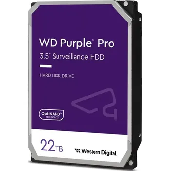Externí pevný disk Western digital Disk Purple Pro 22TB 3,5", SATA III, 512MB, 7200RPM