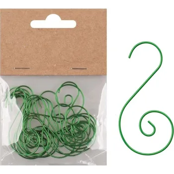 Vánoční dekorace Dekorační tvarované háčky 5cm, 18ks v sáčku