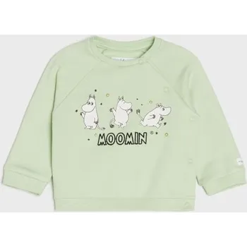 Pánská mikina Sinsay - Mikina The Moomins - mentolová - WK158-65X - WK158-65X-74