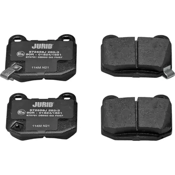 Brzdová destička Sada brzdových destiček, kotoučová brzda JURID 572558J