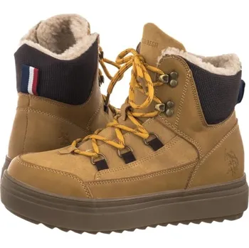 Dámská zimní obuv U.S. Polo Assn. dámské kotníkové boty s plochým podpatkem, velikost 38