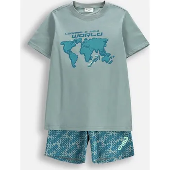 Chlapecké pyžamo Dětské pyžamo s krátkým rukávem, pyžamo pro chlapce velikost 104/110 Coccodrillo WC5
