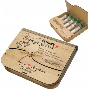 Obraz Krabička na PENÍZE S INJEKCÍ HOTOVOSTI Dárek Přání