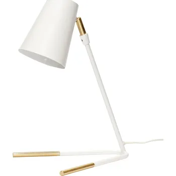 Lampička Hübsch Stolní lampa SLANT bílá 370409