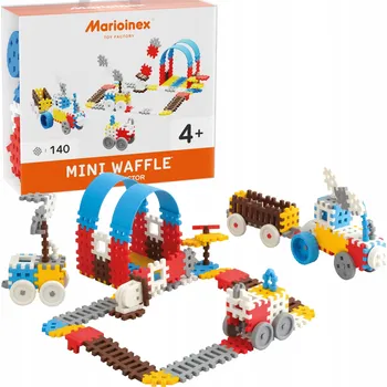 ostatní stavebnice Stavebnice Marioinex wafle sada 140 plastových dílků Věk 3+