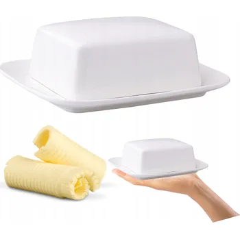 Máslenka Ambition porcelánová bílá