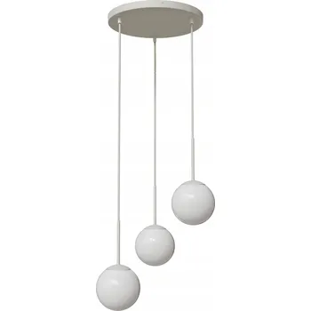 Závěsné stropní LED svítidlo 3x G9 Koule Mléčné stínidlo Loft Lustr Kašmír