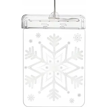 Vánoční dekorace LED Vitráž 3D Dekorace na Baterie Vánoční Světýlka