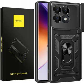 Pouzdro na mobilní telefon Zadní Kryt Spacecase pro POCO F6 Pro, černý