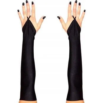 Rukavice Widmann Rukavice bez prstů černé, styl 20., 30. a 40. léta