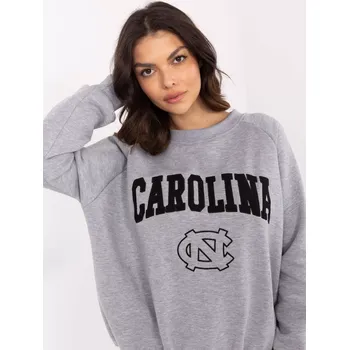 Dámská mikina Mikina EM BL 857 1.02X šedá jedna velikost