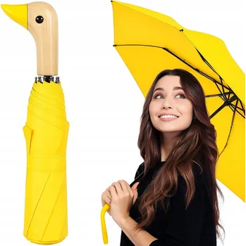 AUTOMATICKÝ DEŠTNÍK ŽLUTÝ S POUZDREM DUCKHEAD 95cm