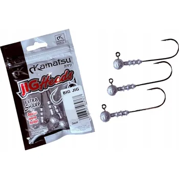 Rybářský háček Jigová hlavička BIG JIG 12/0 - 50g, balení 3ks KAMATSU 460120050