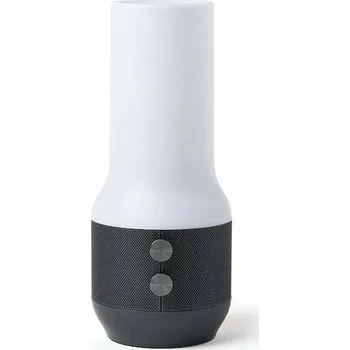 Lampička LED lampa Lexon Terrace+ 3v1 s reproduktorem a powerbankou, tmavě šedá