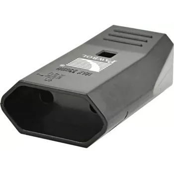 vypínač Pawbol spojovací zásuvka plochá, černá, D.3109C