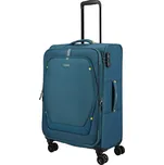 Travelite UMBRIA 67cm Cestovní kufr M Modrá Blue petrol Rozšiřitelný