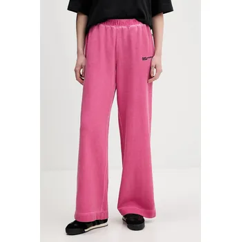 Bavlněné tepláky Karl Lagerfeld Jeans B1W10090 růžová 38X, vel. M