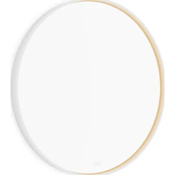 Nimco ZPB 31002RVX-05 BÍLÉ LED zrcadlo pr. 800 se dvěma dotykovými senzory