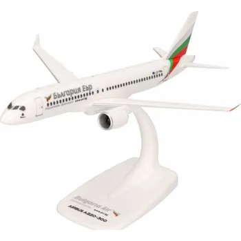 Plastikový model Herpa - Airbus A220-300 (BD-500-1A11), Bulgaria Air, LZ-FRA, Bulharsko, 1/200