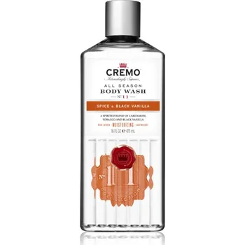 Sprchový gel Cremo Spice & Black Vanilla Body Wash sprchový gel pro muže 473 ml