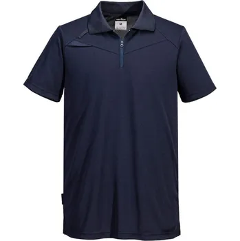 Pánské oblečení PORTWEST Polokošile DX410 S/S, krátký rukáv POR-DX410ANRXXXL 3XL Navy