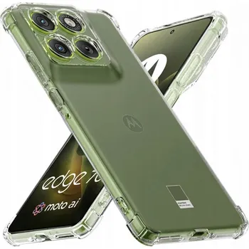 Pouzdro na mobilní telefon Techsuit – nárazuvzdorný průhledný silikon – Motorola Edge 70 – průhledný
