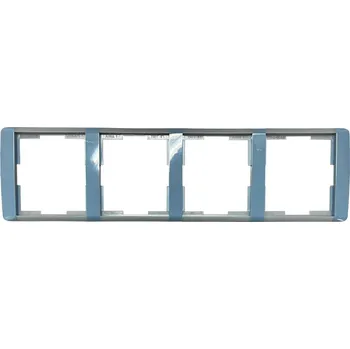 Rámeček čtyřnásobný, vodorovný ABB Element-Time 3901E-A00140 23 - bouřková/ledová šedá