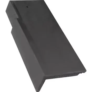 Střešní krytina Bramac Tegalit NOVO krajní taška levá půlená břidlicově černá