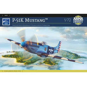 Plastikový model 1:72 North American P-51K Mustang