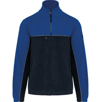 Pánská vesta WK. Designed to Work Pánská pracovní fleecová bunda WK904 Barva: Modrá námořní - Modrá královská, Velikost: 4XL