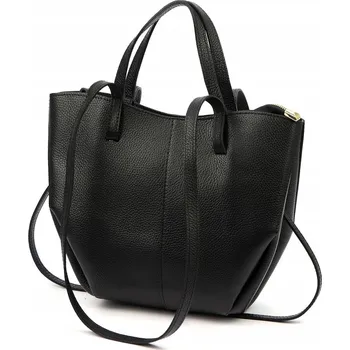 Kabelka Kožená kabelka DOLLARO dámská shopper klasická LUKA černá