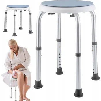 Koupelnové sedátko Taburet stolička do sprchy, sedátko do vany pro seniory Timago 3432