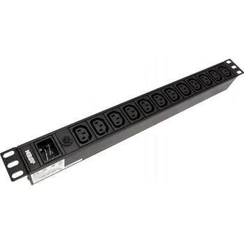 Elektrická zásuvka ATEN PE0212G rozdělovač napájení PDU 12 x zásuvka 230V 1U Černý