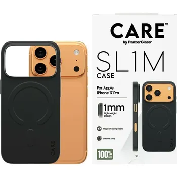 Pouzdro na mobilní telefon Pouzdro CARE by PanzerGlass SL1M MagSafe pro iPhone 17 Pro, černé