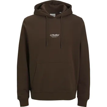Pánská mikina Mikina s kapucí z Jack & Jones - Tepláková mikina JJESOHO NOOS - Muži - hnědá