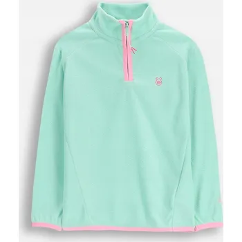 Dívčí mikina Dětská Mikina Sportovní Dívčí Fleecová Mátová Velikost 146 Lemon Explore ZL5