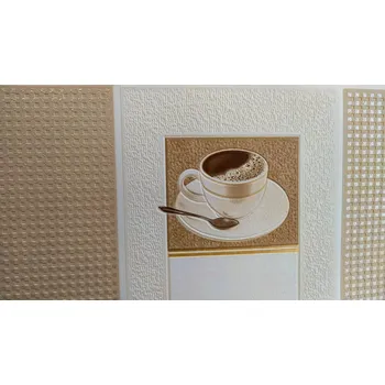 Tapeta Tapeta do kuchyně na dlaždice KÁVA vinylové šálky