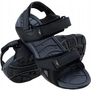 Dámské sandále Pánské sandály Hi-Tec Lucise černé velikost 42, prodyšné, na suchý zip