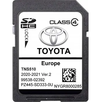 IP kamera Mapa do navigace Toyota Evropa SD karta TNS 510 2021