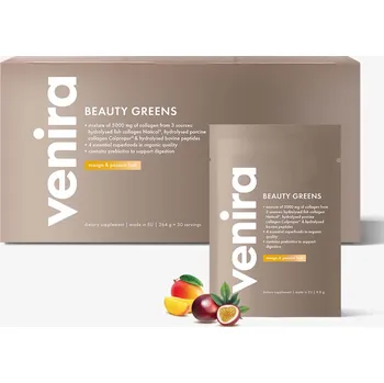 VENIRA beauty greens pro ženy - mango a maracuja, 30 sáčků, 264 g