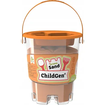 kinetický písek ChildGen Kinetický písek 100% přírodní 500g ORANŽOVÝ