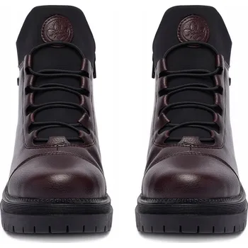 Dámská obuv Rieker Y3163-35 bordó dámské boty kotníkové boty zimní zateplené velikost 41