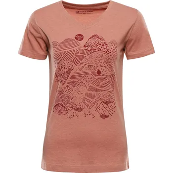 Dámské funkční triko ALPINE PRO Grema 2 červené Velikost: 56