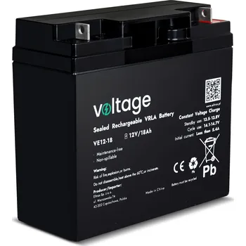 Trakční baterie AGM Voltage 12V 18Ah VE12-18